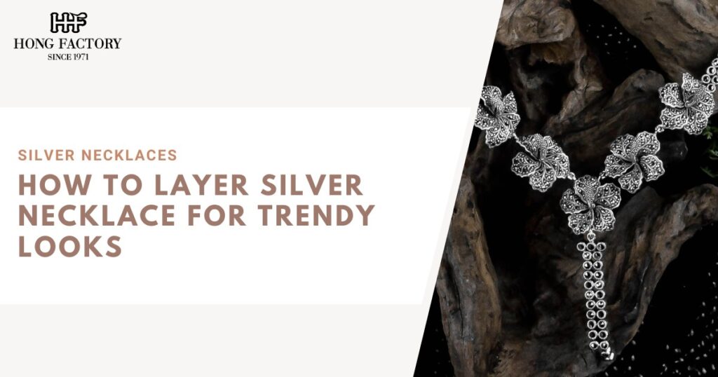 Silver necklaces