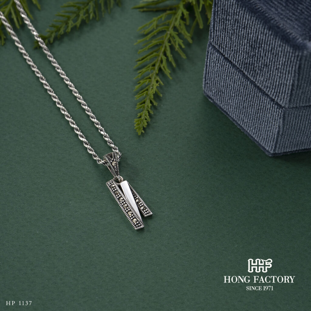 Silver necklaces